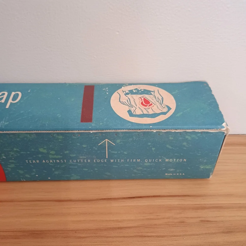 RARE Vintage Cold Spot Sears & Roebuck Aluminum Foil Wrap 50 Ft